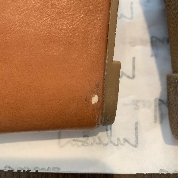 Tan PU Open Toe Buckle Ankle Strap Platform Wedge - Picture 7 of 7